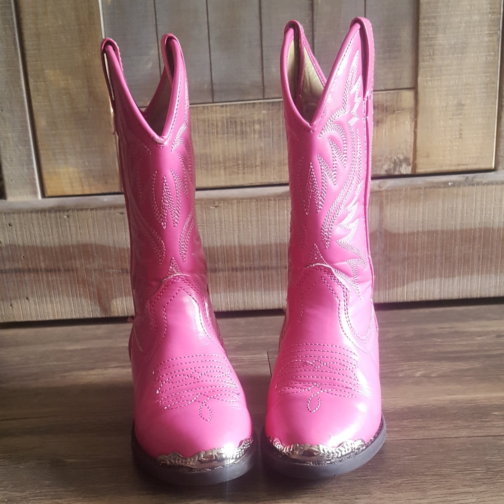 SMOKY MOUNTAIN GIRLS' PINK WESTERN COWBOY BOOT